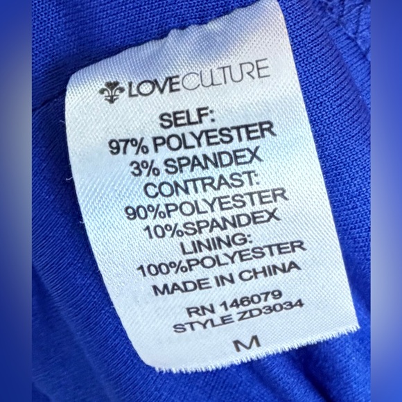 Love Culture Blue Midi Dress Excellent Condition - Picture 15 of 15